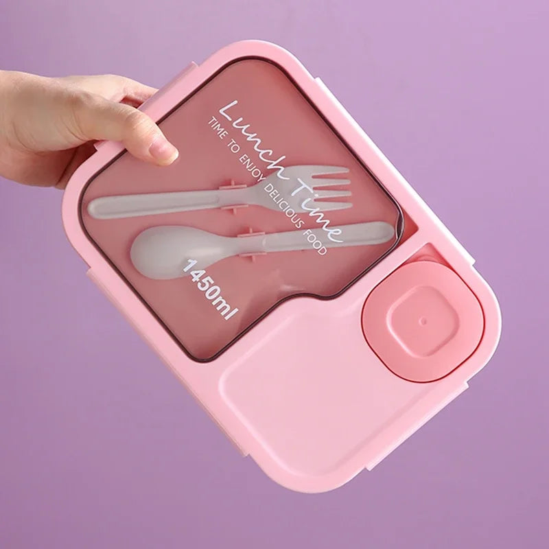 Bento Box Sakura Square – Fiambrera con Salsera Integrada
