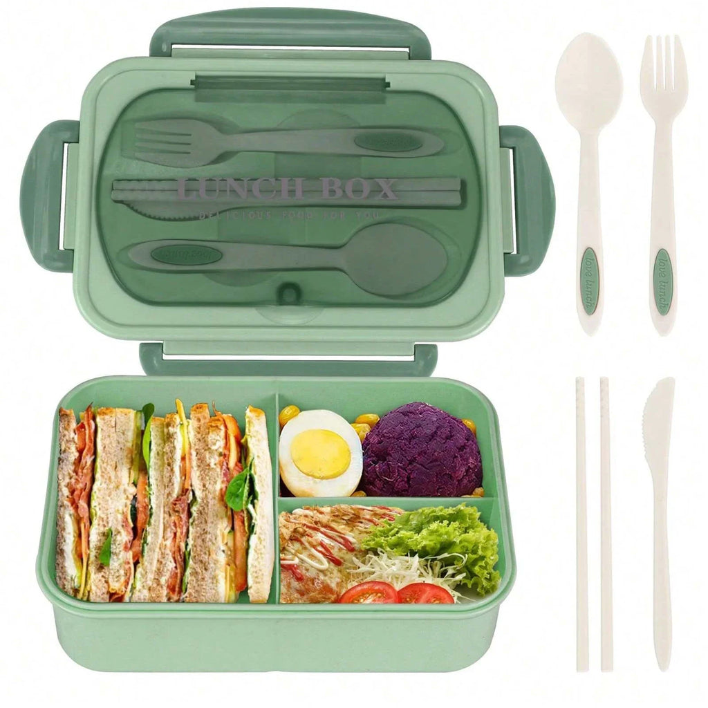 Bento Box Dual Layer – Fiambrera Compartimentada Aesthetic