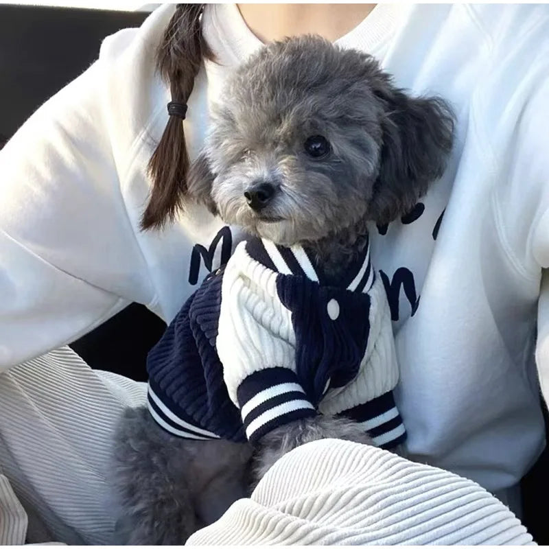 Chaqueta de Punto con Gorrita para Mascotas