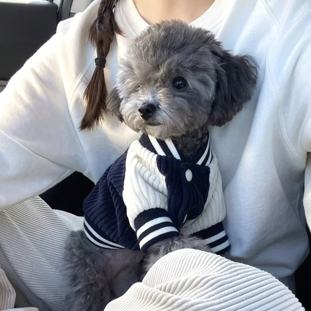 Chaqueta de Punto con Gorrita para Mascotas