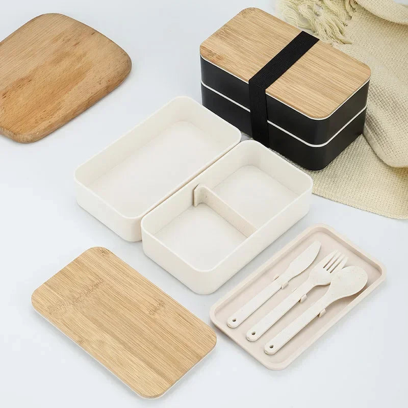 Bento Box Minimalist Zen – Lunch Box Doble Capa