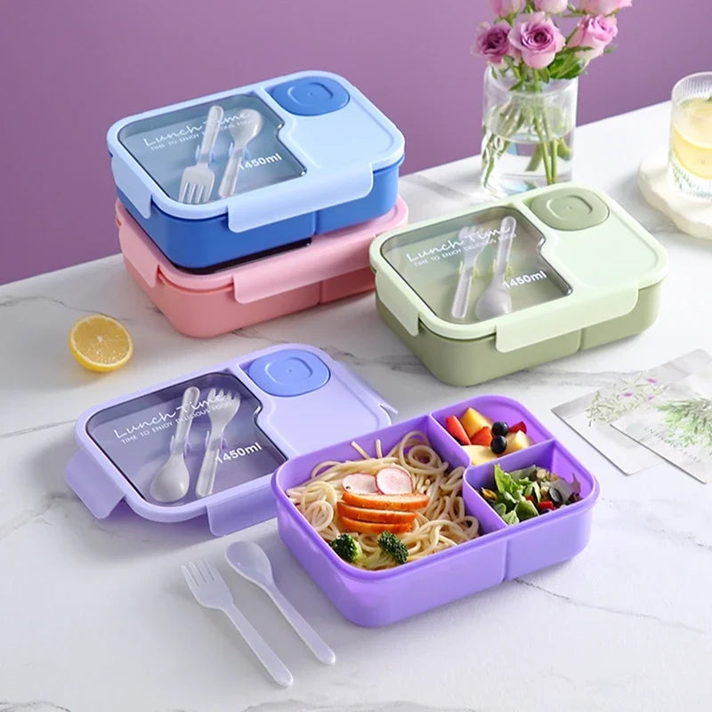Bento Box Sakura Square – Fiambrera con Salsera Integrada