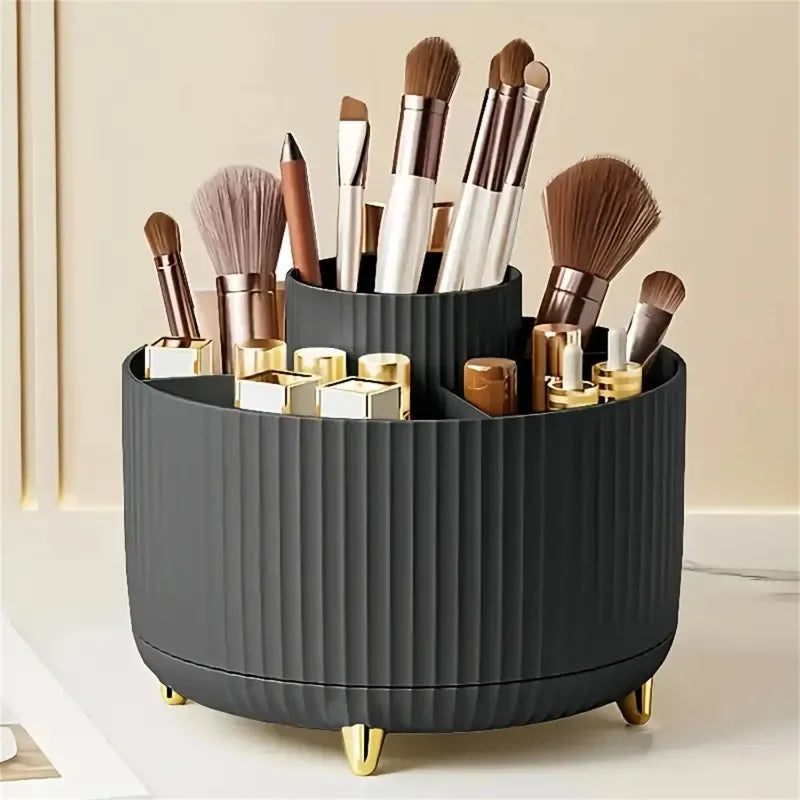Organizador de Brochas y Maquillaje Giratorio 360°