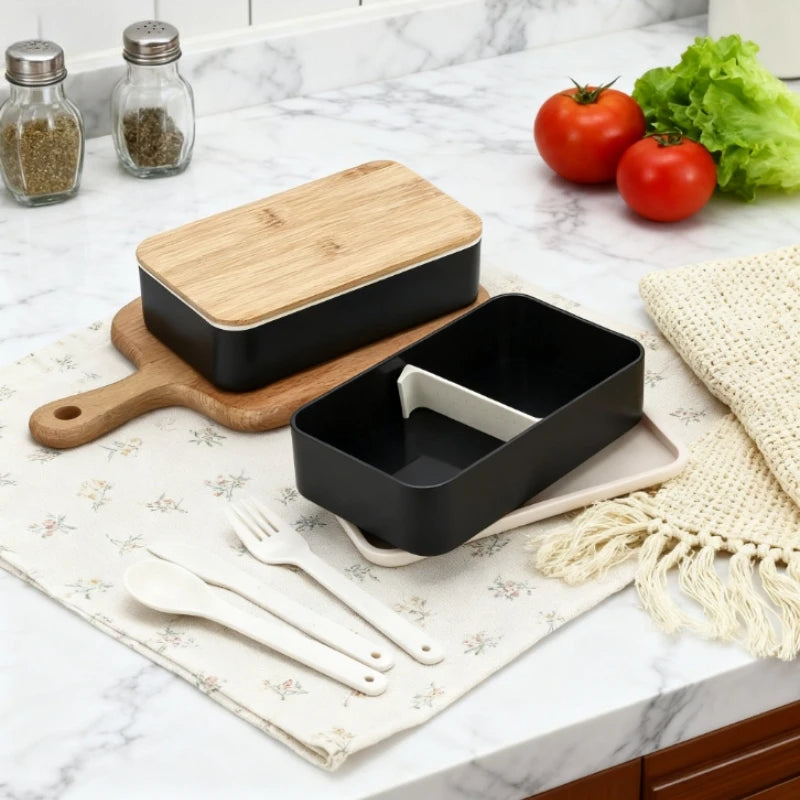 Bento Box Minimalist Zen – Lunch Box Doble Capa