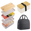 Bento Box Sakura Duo – Pack Lunch Box con Bolsa Térmica